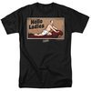 George Costanza Hello Ladies Seinfeld T-shirt - Black