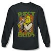 Shrek Shirt Best Buds Long Sleeve Charcoal Tee T-Shirt