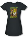 Shrek Shirt Juniors Best Buds Charcoal Tee T-Shirt