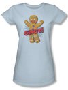 Shrek Shirt Juniors Gingy Light Blue Tee T-Shirt