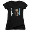 Sleepy Hollow Shirt Juniors V Neck The Horse man Black T-Shirt