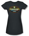 Survivor Juniors T-Shirt - Heroes Vs Villains Charcoal Tee