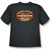 Survivor Kids T-Shirt - Fiji Charcoal Youth