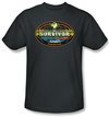 Survivor Kids T-Shirt - Heroes Vs Villains Charcoal Youth