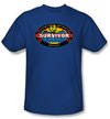 Survivor Kids T-Shirt - Pearl Islands Royal Blue Youth