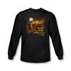 Survivor Shirt Fire Long Sleeve Black Tee T-Shirt