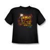 Survivor Shirt Kids Fire Black T-Shirt