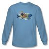 Survivor Shirt Ready Go Long Sleeve Carolina Blue Tee T-Shirt