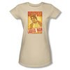 Taxi Shirt Juniors Ladies Man Cream T-Shirt