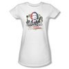 Taxi Shirt Juniors Smile White T-Shirt