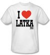 Taxi T-Shirt - I Heart Latka Adult White