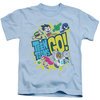 Teen Titans Go Shirt Kids GO! Light Blue T-Shirt