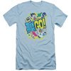 Teen Titans Go Shirt Slim Fit GO! Light Blue T-Shirt