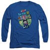 Teen Titans Go Shirt T Long Sleeve Royal Blue Tee T-Shirt