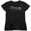 The Affair Womens Shirt Logo Black T-Shirt