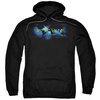 The Amazing Race Hoodie Faded Globe Black Sweatshirt Hoody