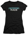 The Amazing Race Juniors Shirt Bar Logo Black T-Shirt