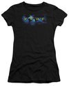 The Amazing Race Juniors Shirt Faded Globe Black T-Shirt