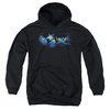 The Amazing Race Kids Hoodie Faded Globe Black Youth Hoody