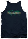 The Amazing Race Tank Top Around The World Navy Blue Tanktop