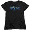 The Amazing Race Womens Shirt Faded Globe Black T-Shirt