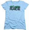 The Amazing Race Womens Shirt World Light Blue T-Shirt