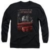 The Amityville Horror Long Sleeve Shirt Cold Red Black Tee T-Shirt