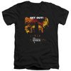 The Amityville Horror Slim Fit V-Neck Shirt Get Out Black T-Shirt