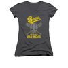 The Bad News Bears Shirt Juniors V Neck Always Bad News Charcoal Tee T-Shirt