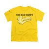 The Bad News Bears Shirt Kids Logo Yellow Youth Tee T-Shirt