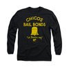 The Bad News Bears Shirt Stone Logo Long Sleeve Black Tee T-Shirt