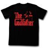 The God Father Shirt Red Logo Black T-Shirt