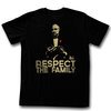 The God Father Shirt Respect The Family Black T-Shirt