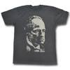 The GodFather Shirt Distressed Photo Charcoal T-Shirt