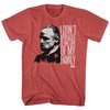 The Godfather Shirt No Apologies Red Heather T-Shirt