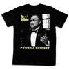 The GodFather Shirt Power And Respect Black T-Shirt