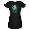 The Hobbit Battle Of The Five Armies Shirt Juniors Elrond&#039;s Crew Black Tee T-Shirt