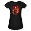 The Hobbit Battle Of The Five Armies Shirt Juniors Fates Black Tee T-Shirt