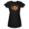 The Hobbit Battle Of The Five Armies Shirt Juniors Reign In Flame Black Tee T-Shirt