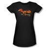 The Hobbit Battle Of The Five Armies Shirt Juniors Smaug On Fire Black Tee T-Shirt