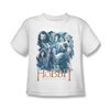 The Hobbit Battle Of The Five Armies Shirt Kids Main Characters White Youth Tee T-Shirt