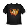 The Hobbit Battle Of The Five Armies Shirt Kids Reign In Flame Black Youth Tee T-Shirt