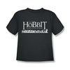 The Hobbit Battle Of The Five Armies Shirt Kids Walking Logo Charcoal Youth Tee T-Shirt