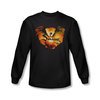 The Hobbit Battle Of The Five Armies Shirt Reign In Flame Long Sleeve Black Tee T-Shirt