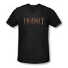 The Hobbit Battle Of The Five Armies Shirt Slim Fit V Neck Logo Black Tee T-Shirt