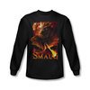 The Hobbit Battle Of The Five Armies Shirt Smolder Long Sleeve Black Tee T-Shirt