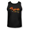 The Hobbit Battle Of The Five Armies Tank Top Smaug On Fire Black Tanktop