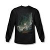 The Hobbit Desolation Of Smaug Shirt At Smaug&#039;s Door Long Sleeve Black Tee T-Shirt