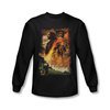 The Hobbit Desolation Of Smaug Shirt Golden Chambers Long Sleeve Black Tee T-Shirt