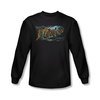 The Hobbit Desolation Of Smaug Shirt Greetings From Mirkwood Long Sleeve Black Tee T-Shirt